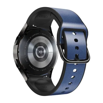 20mm Curea din Piele Watchband Pentru Samsung Galaxy Watch4 40 de 44mm/Ceas 4 Classic 42 46mm Silicon Mansete Bratara Curea