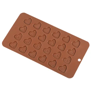 3D in Forma de Inima Silicon Mucegai Ciocolata pentru Copt Tort de Decorare Mucegai BakewareTool Jeleu Bomboane Gummy Tava de Copt Mucegai Non-Stick