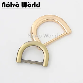 5-20-100buc 6 Culori 20mm 25mm metal neregulate D-ring pentru DIY geantă de mână, geanta accesorii magazin online en-gros preț