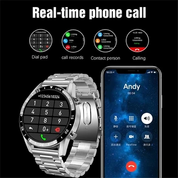 LIGE 2021 Ceas Inteligent Bărbați Ecran Tactil Complet de Sport de Fitness Ceasuri IP67 rezistent la apa de apelare Bluetooth Pentru IOS Android Smartwatch Mens