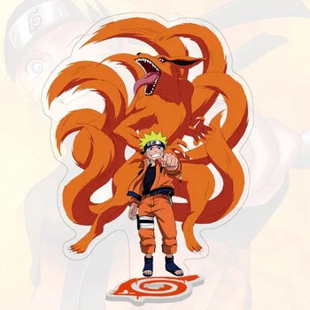 Naruto Dublă Față-Verso Placă Acrilică De Desene Animate Anime Caracter Acrilic Figura Model De Placa Suport