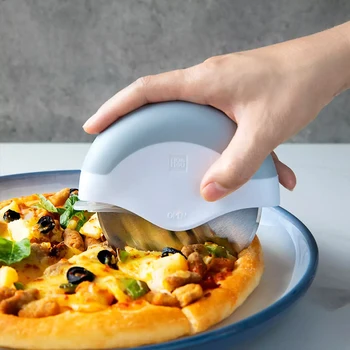 Noul Xiaomi HUOHOU Tăietor de Pizza din Oțel Inoxidabil Cuțit Pizza Roți Foarfeca de Bucatarie Instrumente de Copt Pentru Pizza Vafe