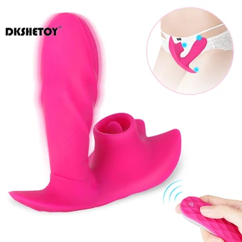 Portabil Dildo Vibrator pentru femei Sex Jucării Control de la Distanță chilotei vibratoare de Căldură vibratoare Clitoris Stimulator FB