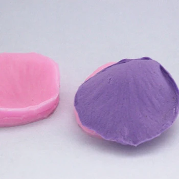 Rose Petale de Flori în formă de Inimă 3D 1SET Fondante Mucegai Silicon Zahăr Ambarcațiuni Tort de Decorare DIY Sugarcraft Mucegai Gumpaste Instrumente