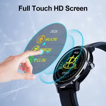 SN80 Ceas Inteligent pentru Barbati Femei Dinamice 3D Full Rotund Touch Ecran HD de Rata de Inima de Monitorizare a Presiunii arteriale Ceasuri Inteligente Bărbați