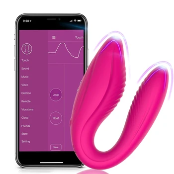 Wireless Bluetooth Vibratoare Jucarii pentru Adulti Pentru Cupluri APP Control de la Distanță de sex Feminin Vibrator Dublu Vibratoare jucarii Sexuale Pentru Femei Adulți